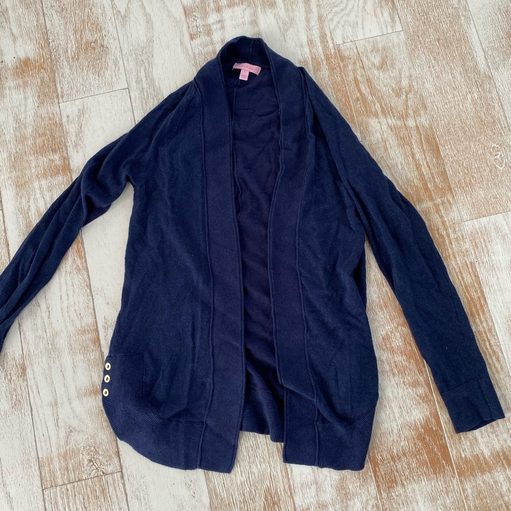 Lilly Pulitzer blue cardigan